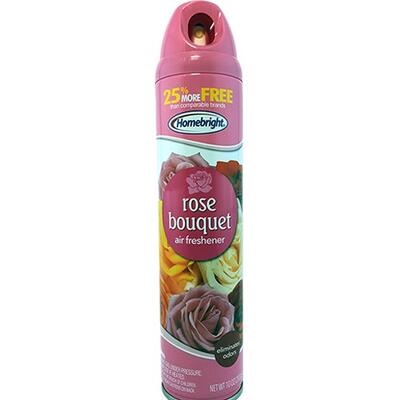 HOMEBRIGHT AIR FRESHNER ROSE