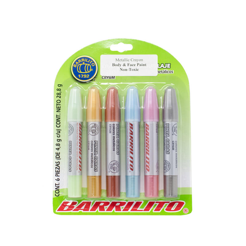 Barrilto Body & Face Crayon 6 ct