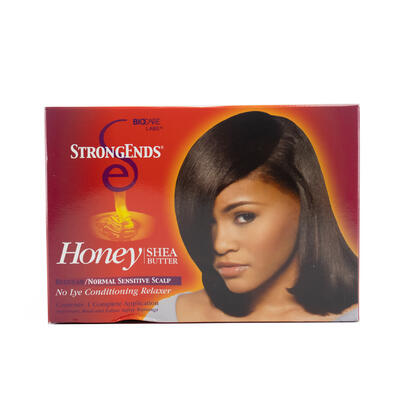 Strong Ends Honey Shea Butter No-Lye Conditioning Relaxer Regular 1 Application