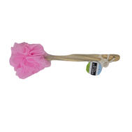 Bath Scrubber With Wooden Handle 1 piece: $6.00