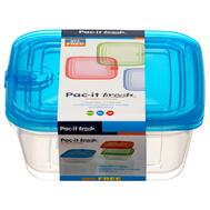 Pac It Fresh Sqaure Container 2pk: $6.25