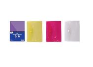 A4 Poly File Wallets Stud 3ct: $5.00