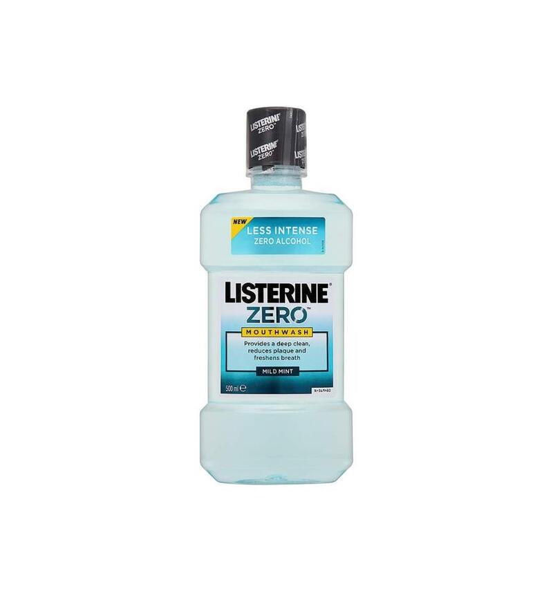 Listerine Mouthwash Zero Mid Mint 500ml