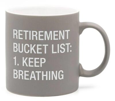 Retirement Bucket List Mug 20oz