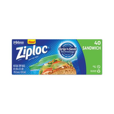 Ziploc Grip N Seal Sandwich Bag 40ct