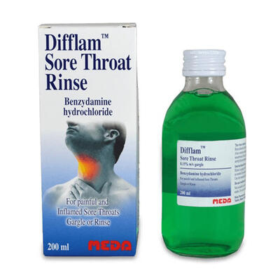 Difflam Sore Throat Oral Rinse 200 ml