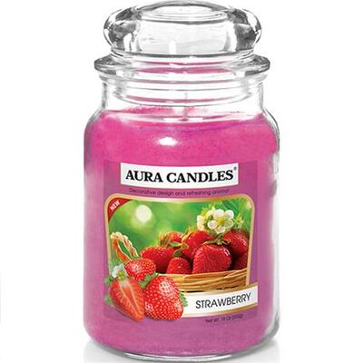 Aura Candles Strawberry 18oz