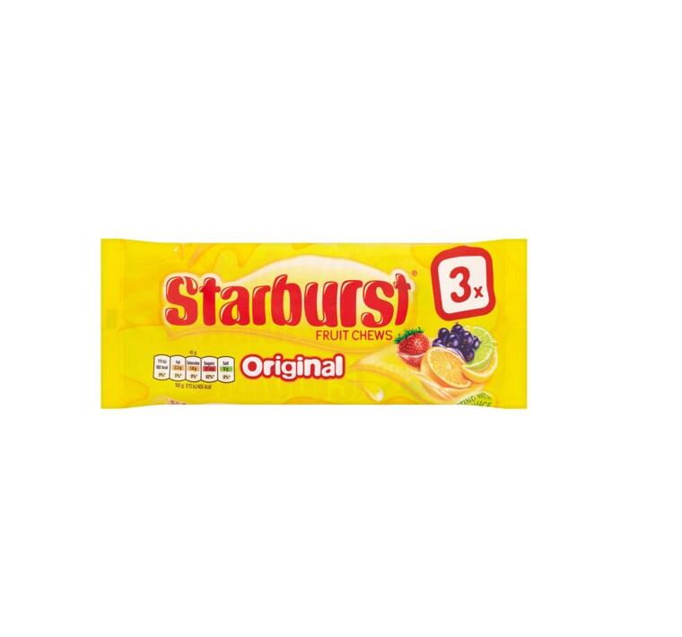 Starburst Fruit Chews Original 3pk