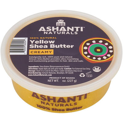 Ashanti Naturals Yellow Shea Butter Creamy 3oz
