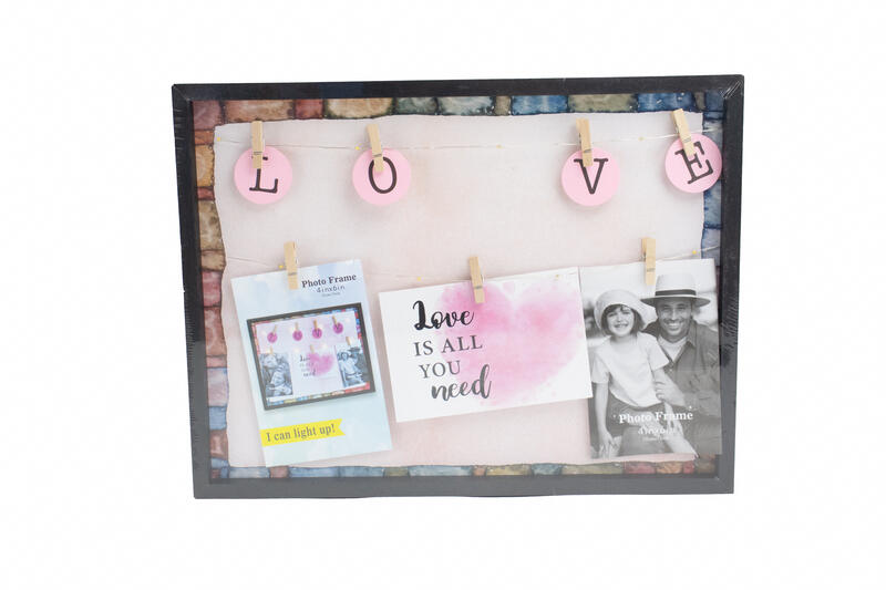 Frame with Clips LED Light Up 4x6 inch: $19.99