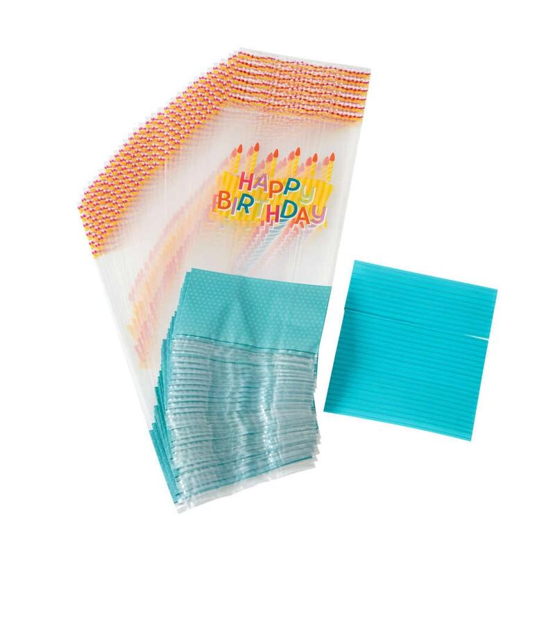 Wilton Treat Bag 30Ct Happy Birthday
