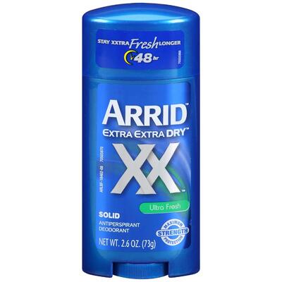 Arrid XX Dry Ultra Dry Antiperspirant Deodorant 2.6oz: $15.00