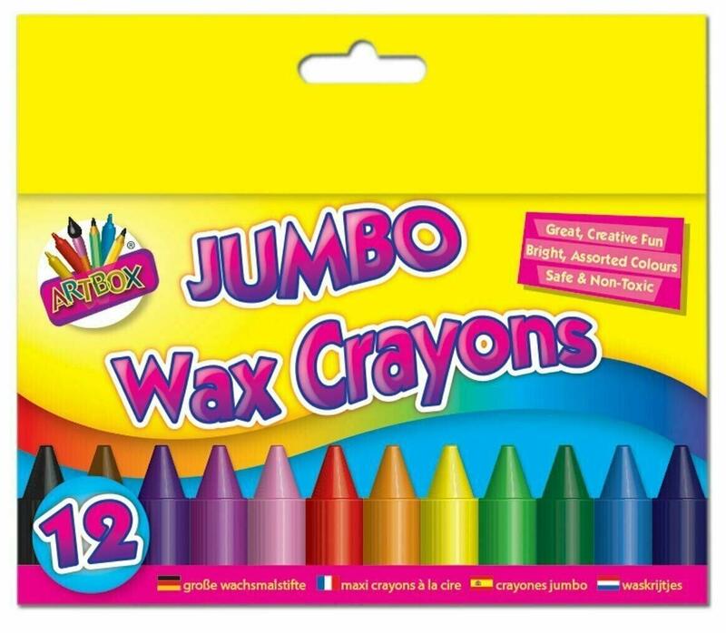 Artbox Jumbo Wax Crayons 12ct