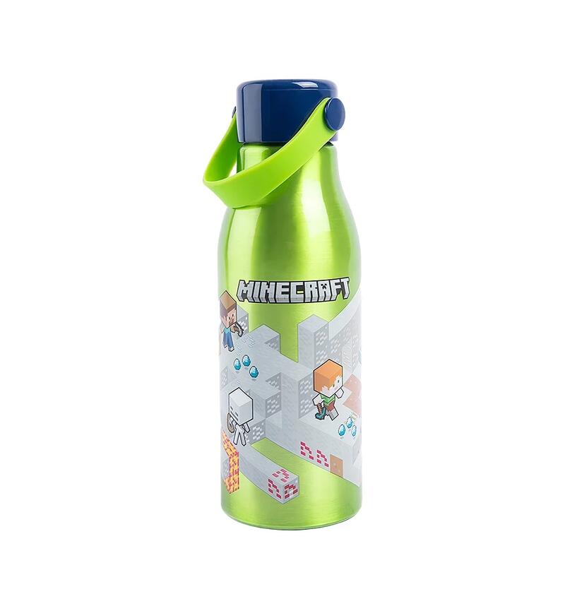 Stor Flexi Handle Aluminum Bottle Minecraft 1 count
