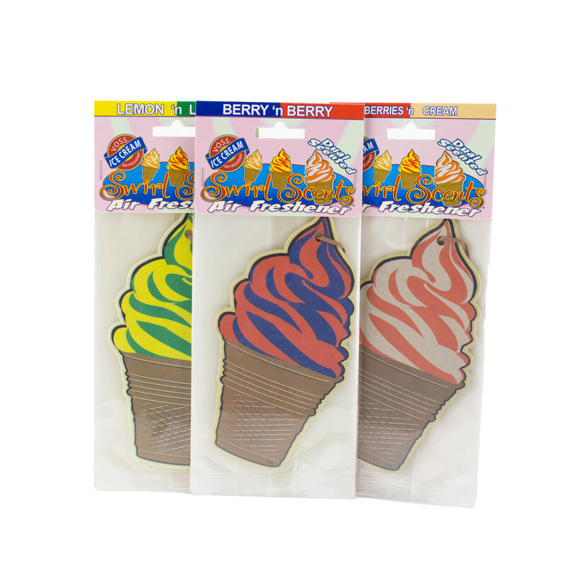Swirl Scents Dual Scented Ice Cream Air Freshner 1ct: $1.00