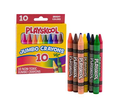 Playskool Jumbo Crayons Clip Strip Assorted 10 count: $5.00