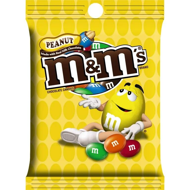 M&M's Peanut Chocolate Candies 2.83oz