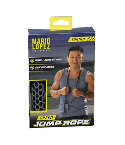 Black/Dark Grey Iworld Mario Lopez Speed Jump Rope 1 count: $15.00
