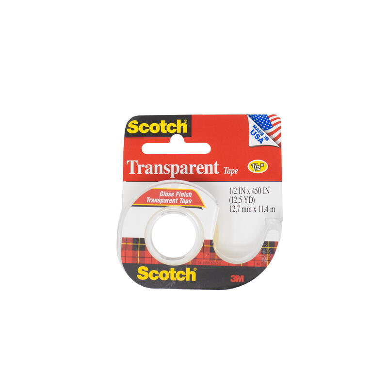 Scotch Transparent Tape 12.7mm x 11.4m: $3.95