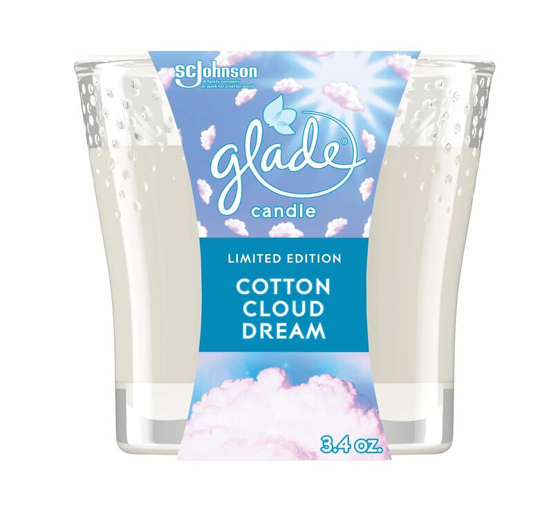 Glade 1 Wick Candle Cotton Cloud Dream 3.4oz: $10.00