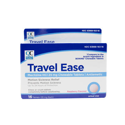 TRAVEL EASE CHEWABLE TABS 16CT: $7.00