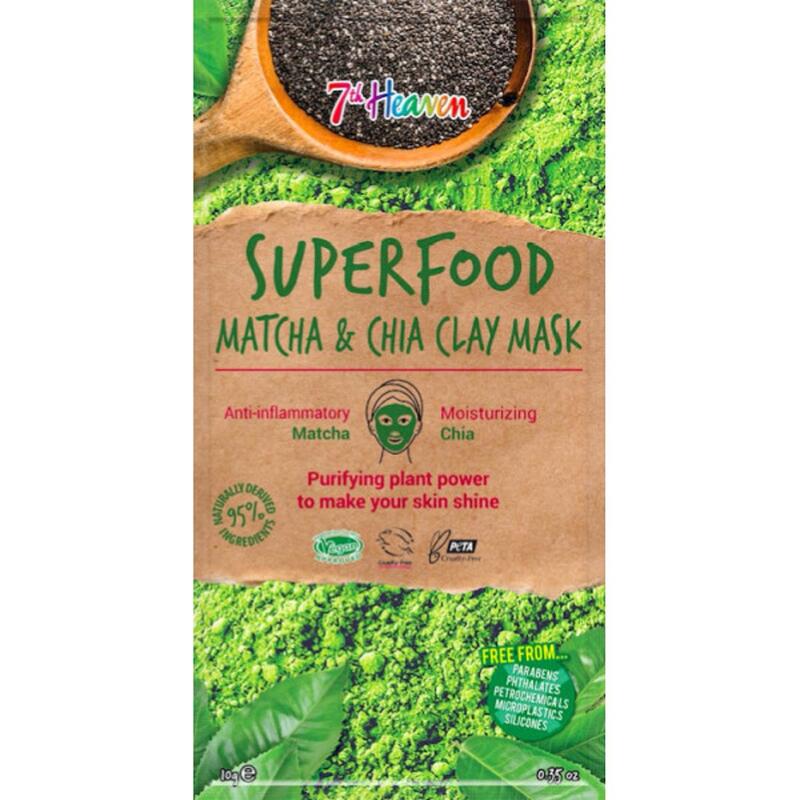 7th Heaven Superfood Matcha & Chia Clay Mask