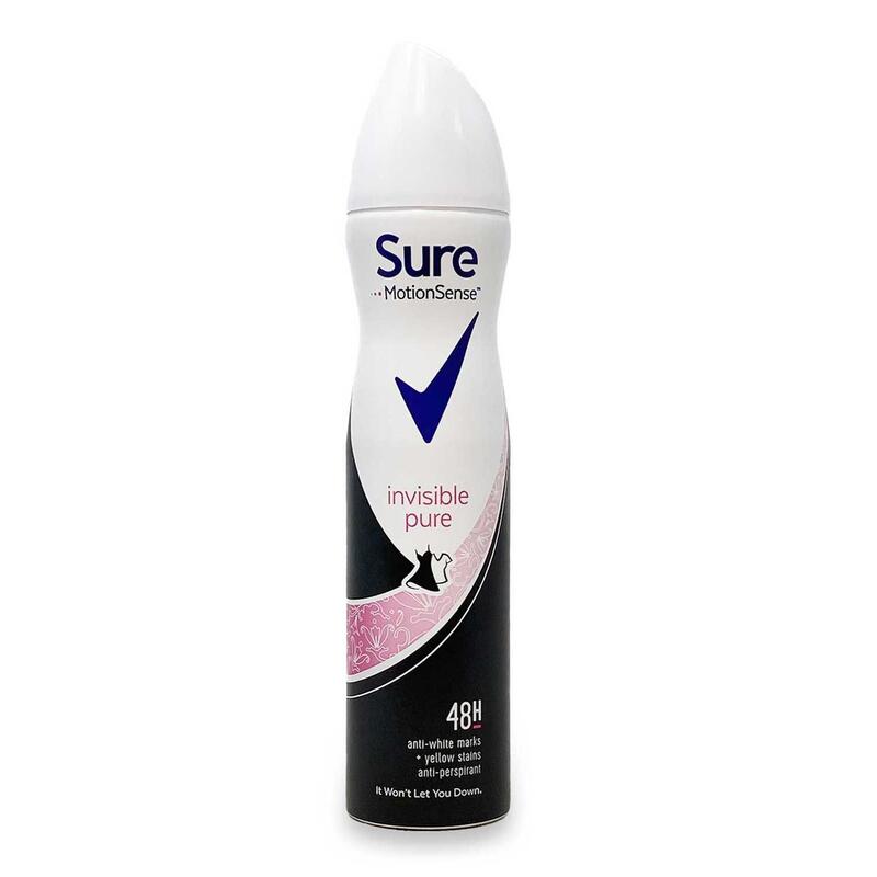 Sure Antiperspirant Pure Deodorant 250ml