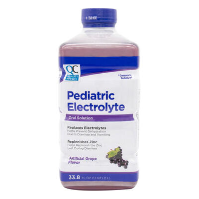 QC Pedialyte Electrolyte Grape 33.8 fl oz