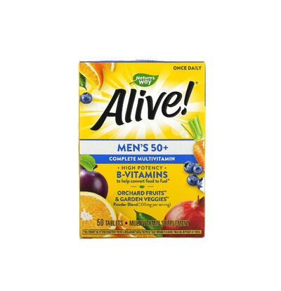 Alive Mens 50 Multi Vitamin Mineral 50 Tabs: $48.00