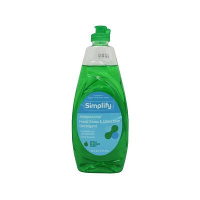 Rite Aid Simplfy Dish Liquid Green Apple Antibacterial 19.4oz