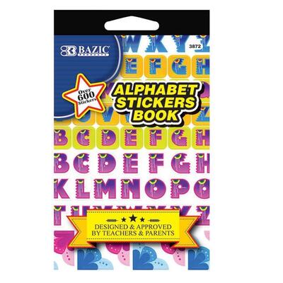 Bazic Alphabet Sticker Book: $4.01