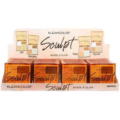 Kleancolor Sculpt Shade & Glow Eyeshadow Palette