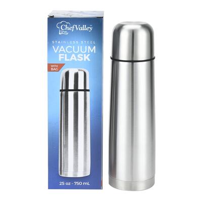Chef Valley Stainless Steel Vacuum Flask 25oz: $35.00