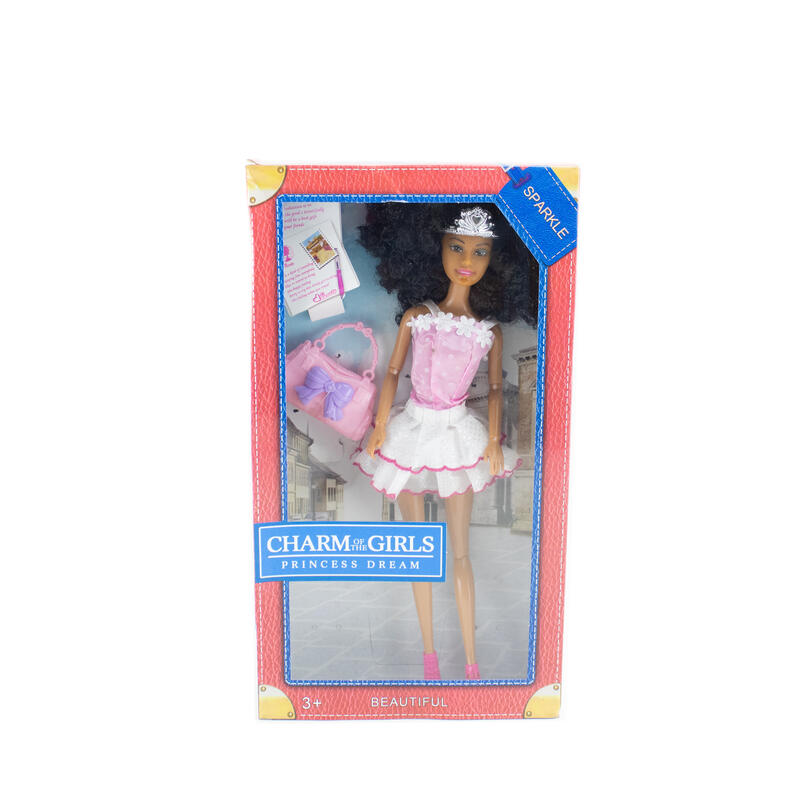 Pink Top White Skirt Doll: $15.00