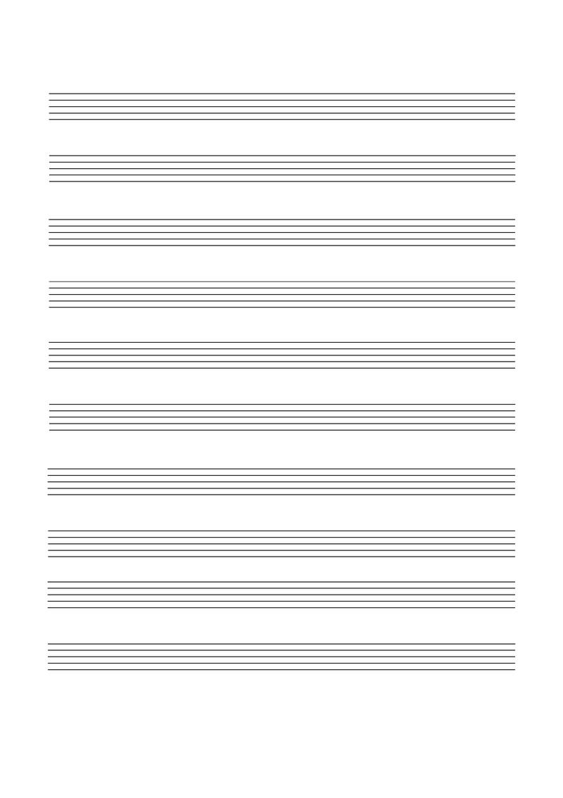 Winners Music Manuscript 12 St