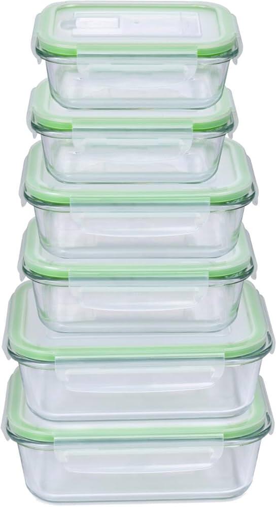 Alpina Glass Food Container 6pcs