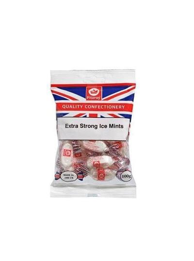 Fitz Union Jack Extra Strong Ice Mints 100g: $6.00