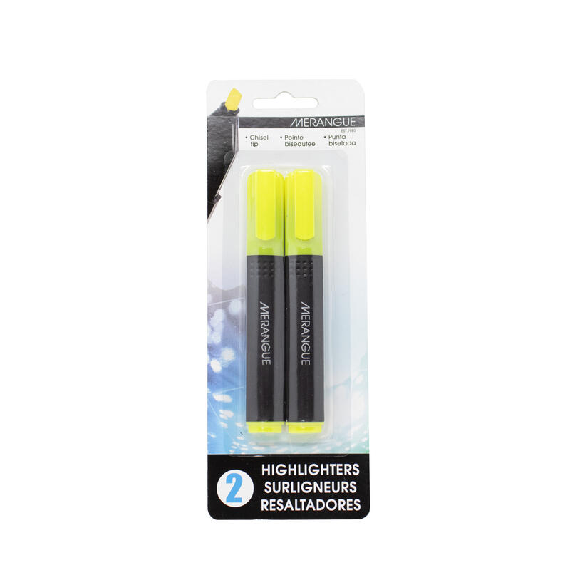 Merangue Basic Highlighter Yellow 2 ct: $2.00