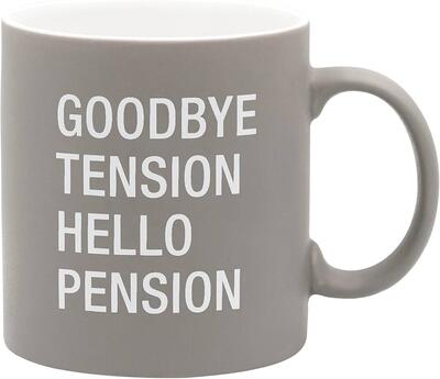 Hello Pension Mug 20oz