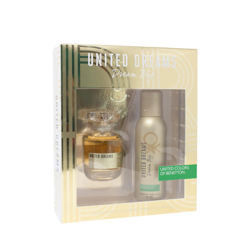 SET - United Dreams Dream Big by Benetton for men Eau De Toilette