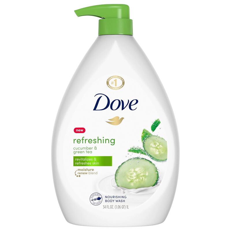 Dove Nourishing Secrets Body Wash Cucumber & Green Tea 34oz