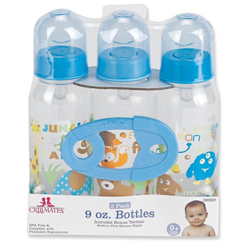 Cribmates Baby Bottles 3 x 9oz: $20.00