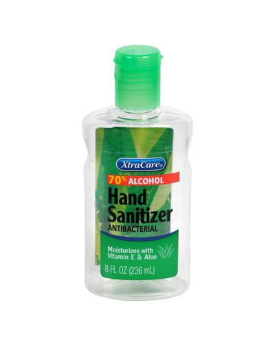 XtraCare Antibacterial Hand Sanitizer With Vitamin E & Aloe 8oz