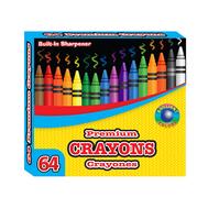 Bazic Premium Color Crayons Coloring Set 64ct: $10.50