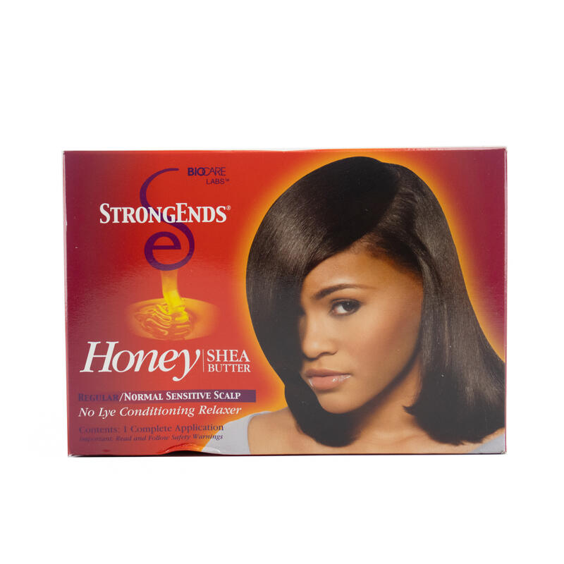 Strong Ends Honey Shea Butter No-Lye Conditioning Relaxer Regular 1 Application