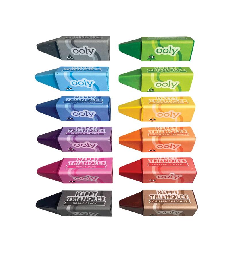 Jumbo Triangle Crayons 12 pack
