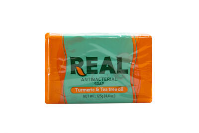 Real Antibacterial Soap Turmeric & Tea Tree Oil 125g