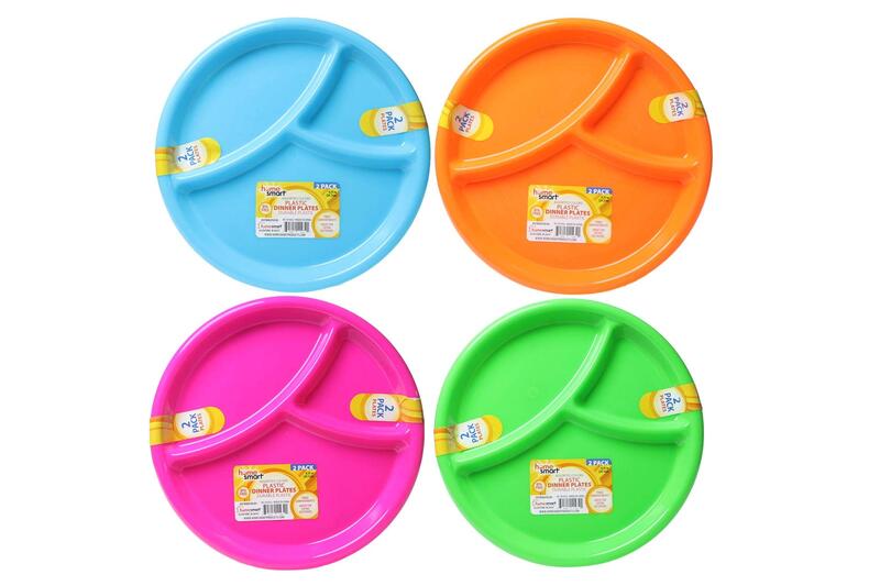Plastic Dinner Plates 2pk