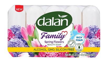 Dalan Family Spring Flowers Beauty Soap 4pk