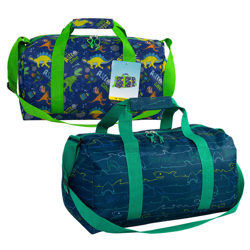 Dinosaurs And Sharks Duffle Bag Assorted: $30.00